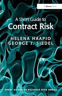 A Short Guide To Contract Risk Paperback 1