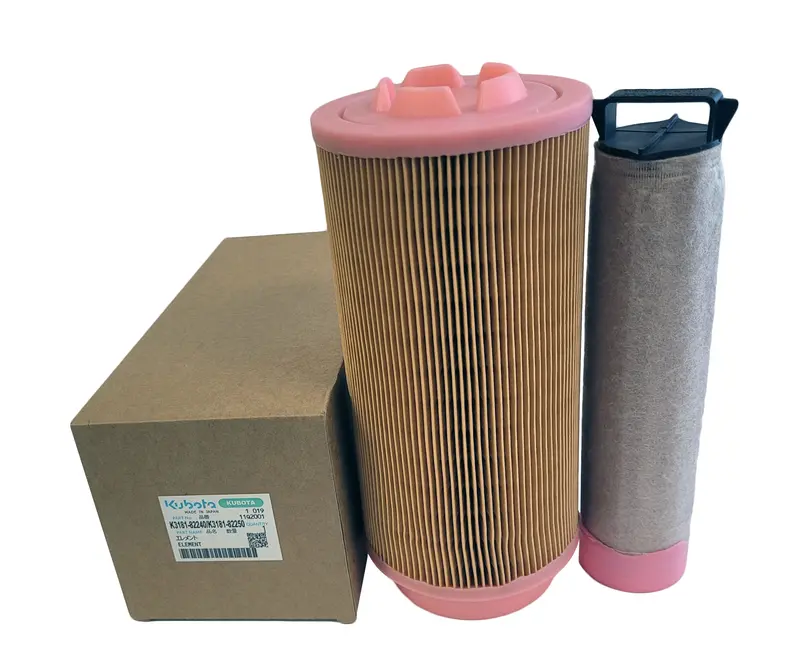 Air Filter Inner & Outer Compatible With K3181-82240 K3181-82250 Compatible With Kub Zd323 Zd326 Zd331 1