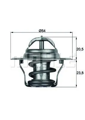Audi Vw Engine Coolant Water Thermostat And Seal 1