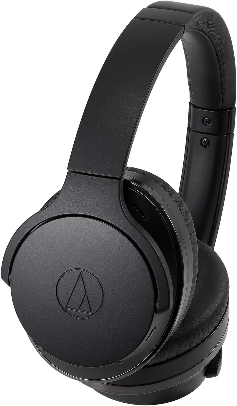 Audiotechnica Athanc900bt Quietpoint Wireless Active Noise Cancellation Bluetooth Overear Headphones Black 1