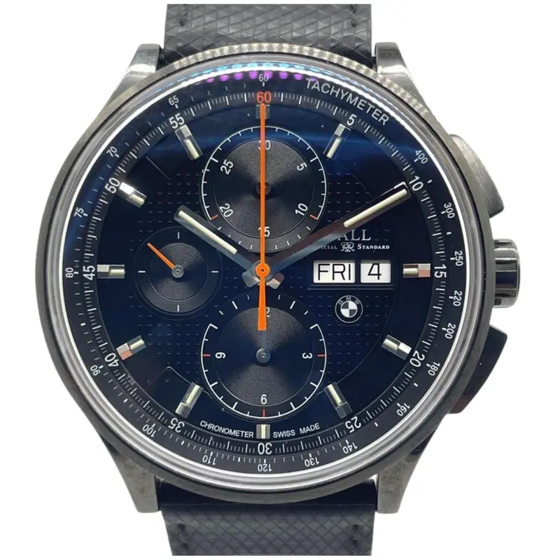 Ball & Bmw 44Mm Automatic Chronograph Black Dial Watch Cm3010c 1