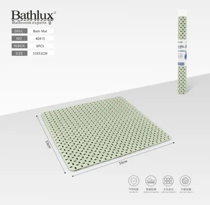 Bathlux 40415 Bath Mat Green 35X78cm 1