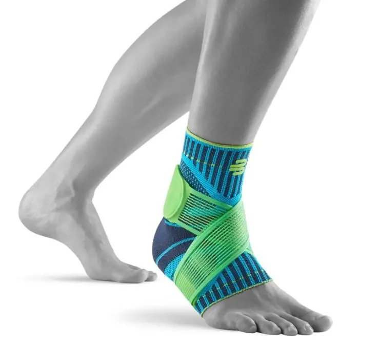 Bauerfeind Sports Ankle Support - Breathable Compression, Figure 8 Taping Strap, Air Knit Fabric, Secure Fit, Freedom Of Movement (Rivera, X-Small/Left) 1