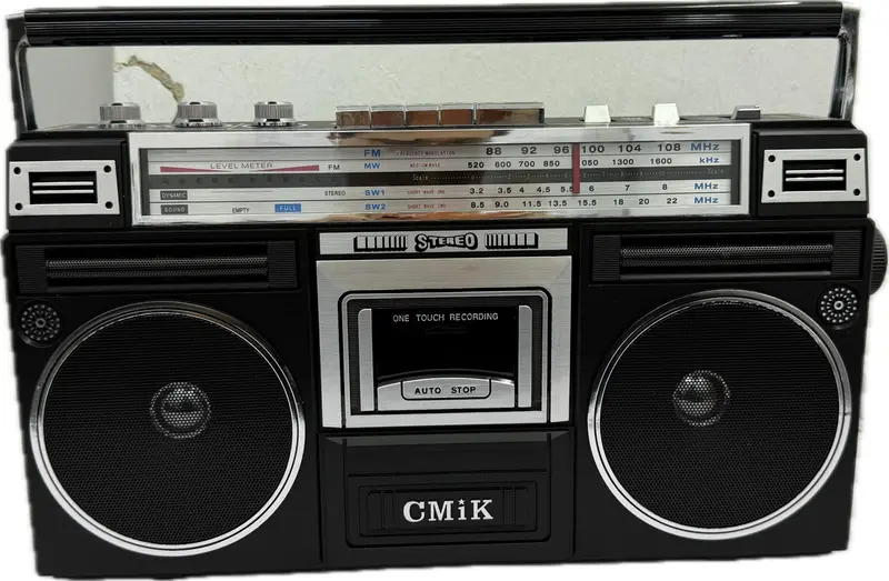 Bluetooth Speaker With Cassette Player Large 1