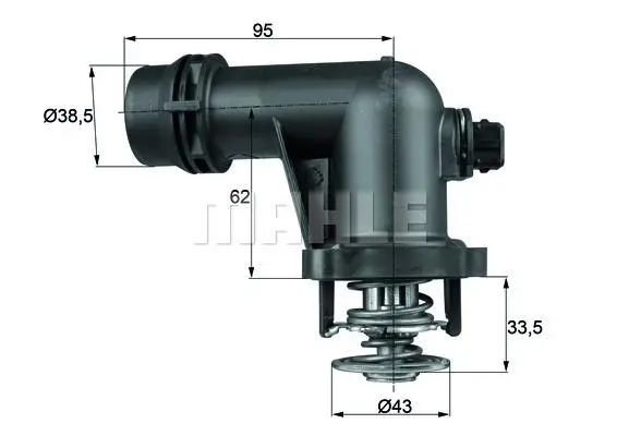Bmw Coolant Thermostat Housing And Seal 1