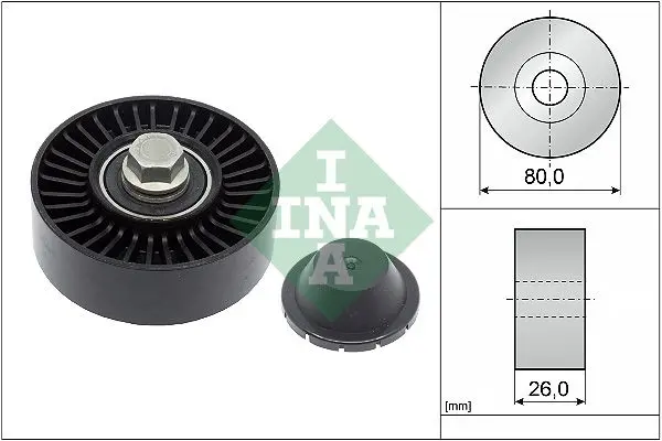 Bmw Deflection Guide Pulley V-Ribbed Belt 1