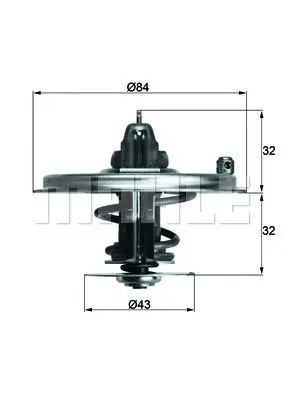 Bmw Engine Coolant Water Thermostat And Seal 1
