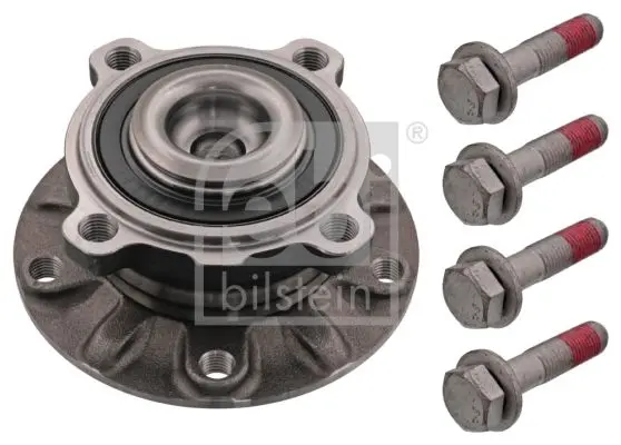 Bmw Front Wheel Hub With Bearing And Bolt Set 1