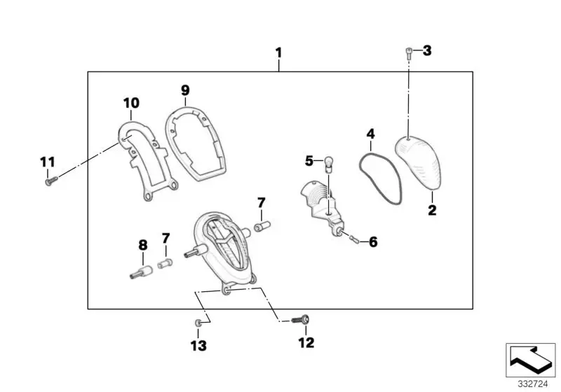 Bmw Tail Light Gasket Without Licence Plate Holder 1