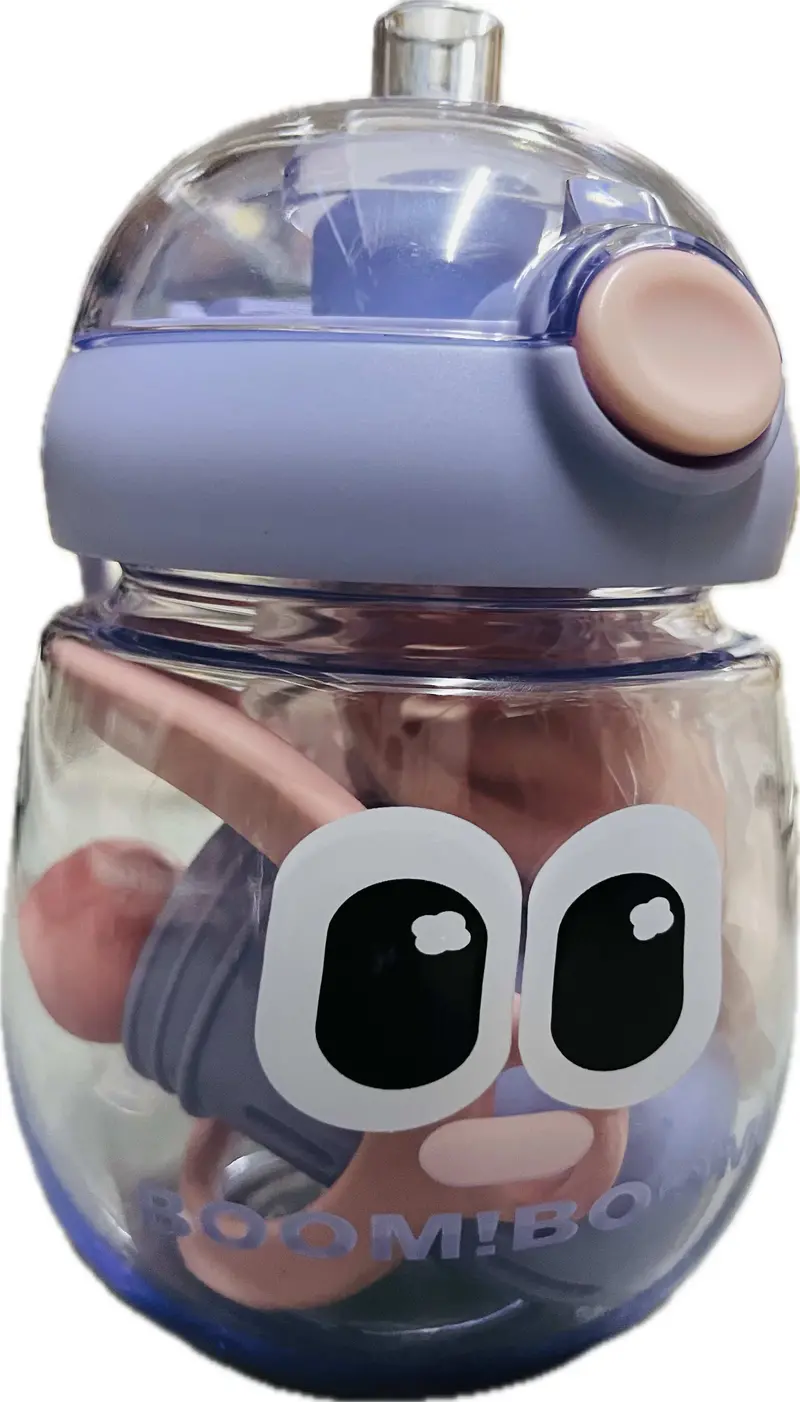 Boom Boom Plastic Water Bottle 600Ml 1