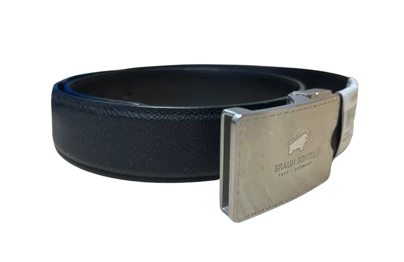 Braun Buffel Leather Belt Black 1
