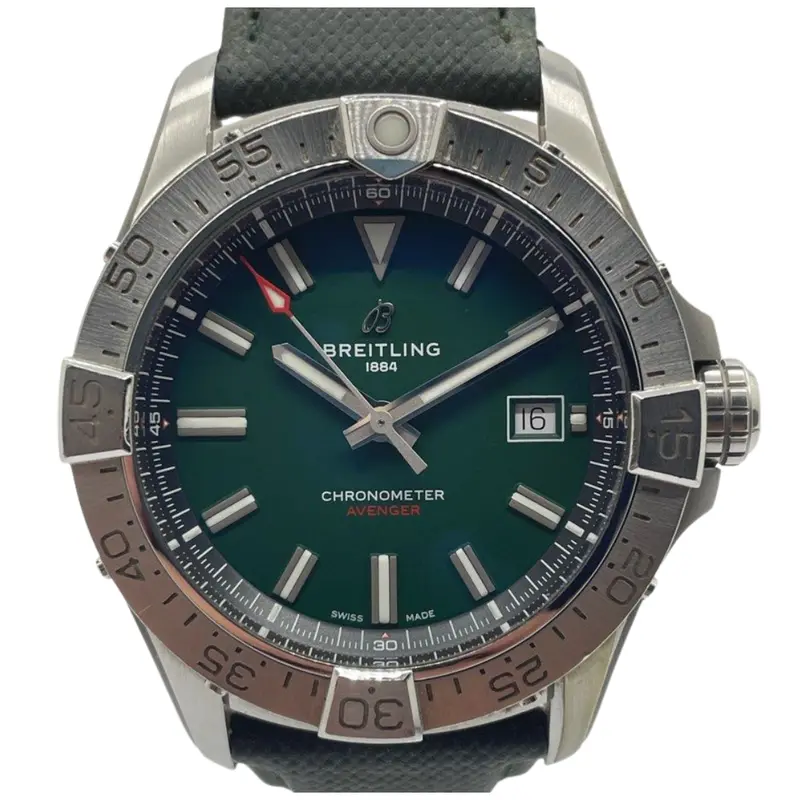Breitling Avenger A17328 42Mm Automatic Green Dial Watch 1