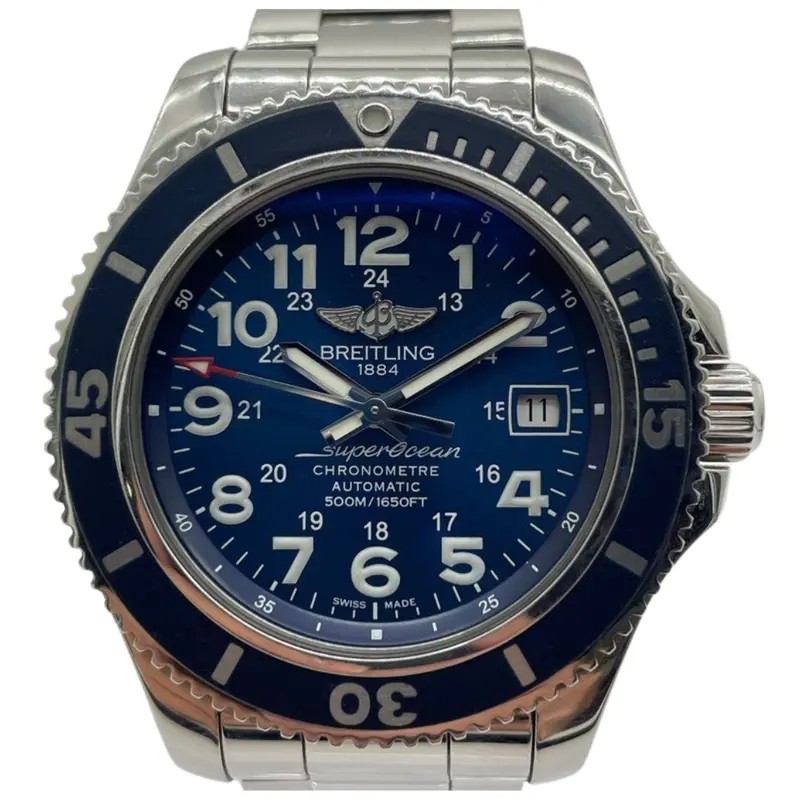 Breitling Superocean Ii 42Mm Automatic Blue Dial Watch 1