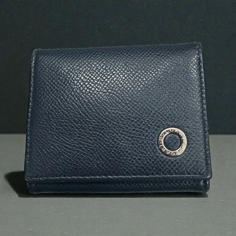 Bvlgari Leather Coin Purse (8Cm X  8Cm) 1