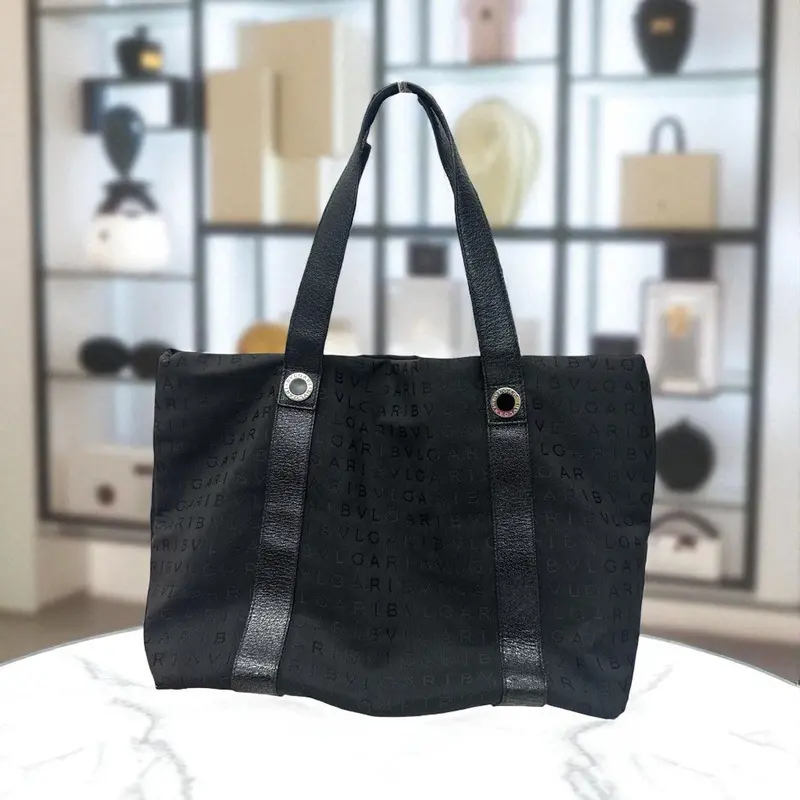 Bvlgari Tote Bag, Black 1
