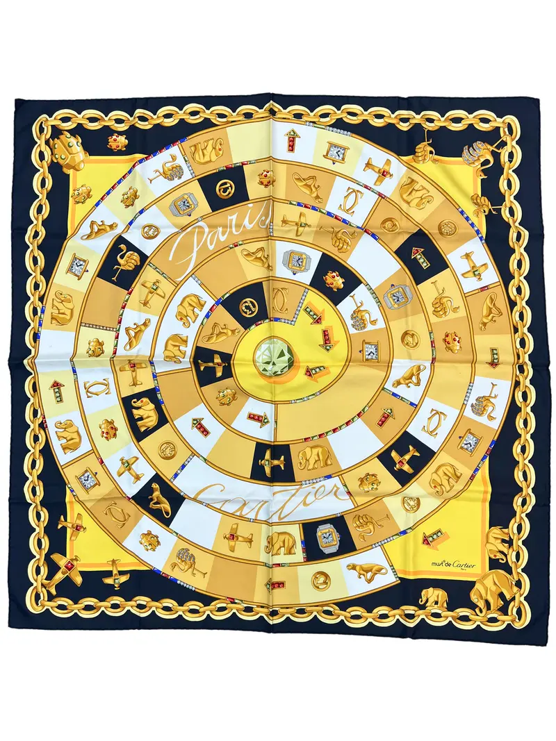 Cartier Silk Scarf 1