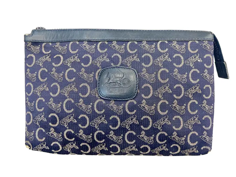 Celine Canvas Clutch Bag 1