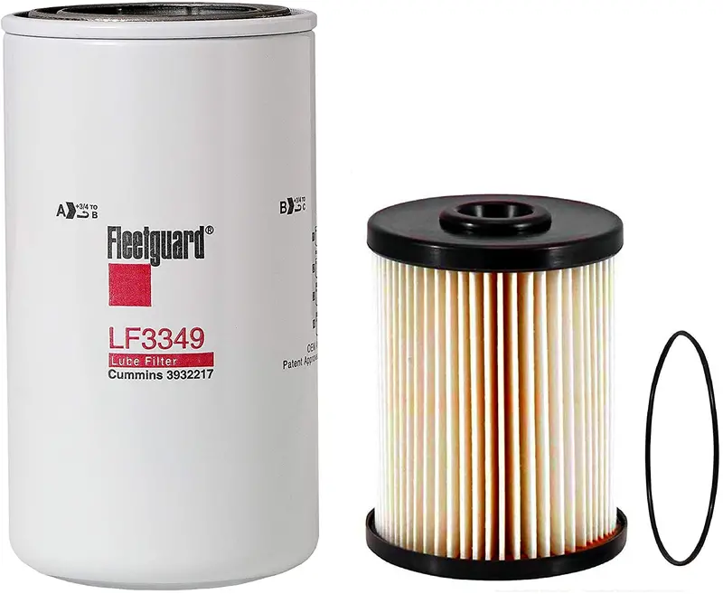 Cfkit Filter Set Lf3349 - Fs19856 Fleetguard Compatible With Dodge Ram 5.9 2003-10 1