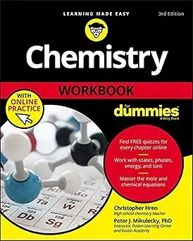 Chemistry Workbook For Dummies With Online Practice Paperback 1