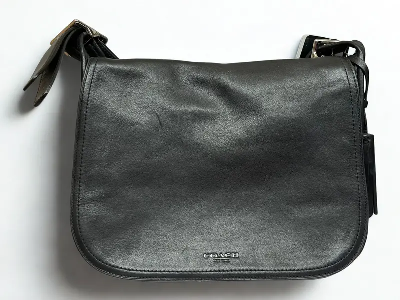 Coach Patricia Legacy Black Leather Shoulder Bag 1