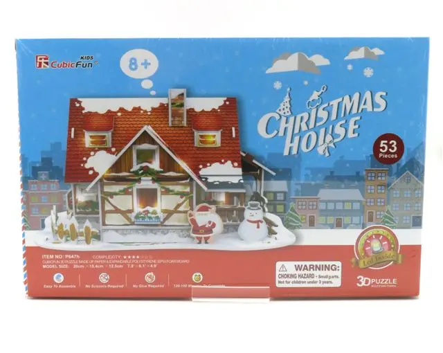 Cubicfun Christmas House(3D Puzzle)(53Pcs) 1