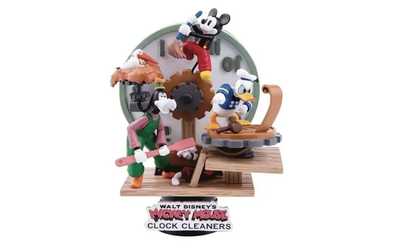 Disney Mickey Mouse Clock Cleaners Display Toy 1