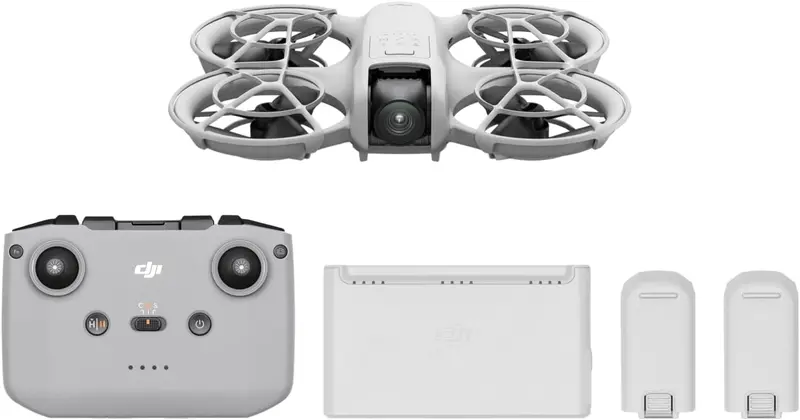 Dji Neo Fly More Combo, Mini Drone With 4K Uhd Camera For Adults, 135G Self Flying Drone That Follows You, Palm Takeoff, Subject Tracking, Quickshots, Stabilized Video, With Rc-N3 And 3 Batteries 1