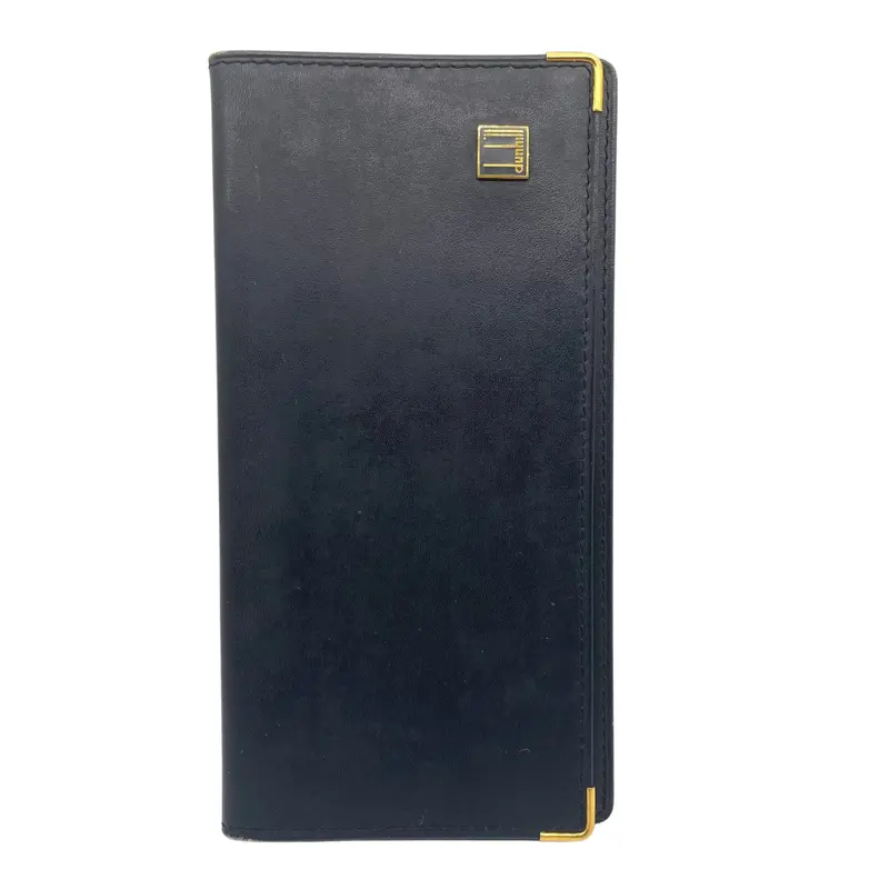 Dunhill Bi-Fold Long Leather Black Wallet 1