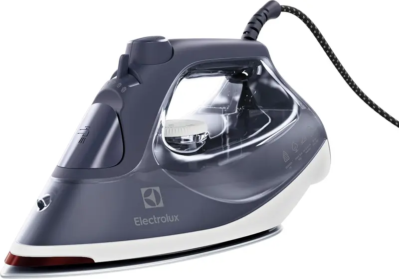 Electrolux Ultimatecare 500 E6si3-61Nw - Steam Iron, 2400W, 160G/Min Boost Shot, 40G/Min Continuous Output, 5 Programs, Self-Cleaning, Glissium Soleplate, Blue Colour 1