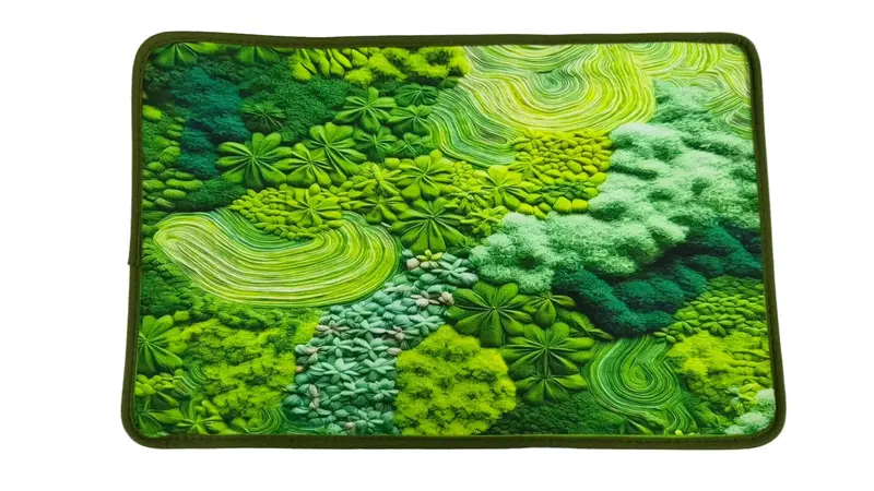 Floor Mat 38X58 Colorful Flowers 1