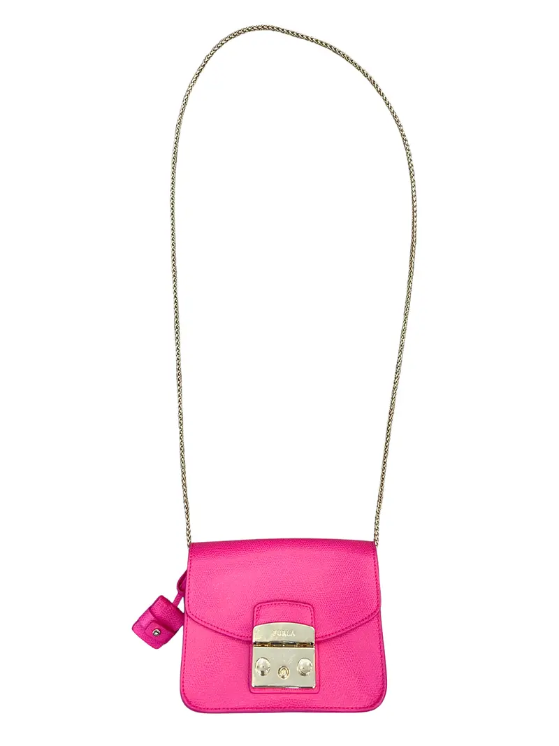 Furla Leather Shoulder Chain Bag 1