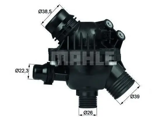 Genuine Behr Bmw Thermostat And Housing Engine Coolant Water 1