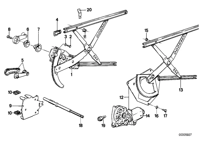 Genuine Bmw Window Lifter 1