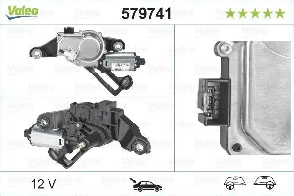 Genuine Valeo Bmw Rear Window Wiper Motor 1