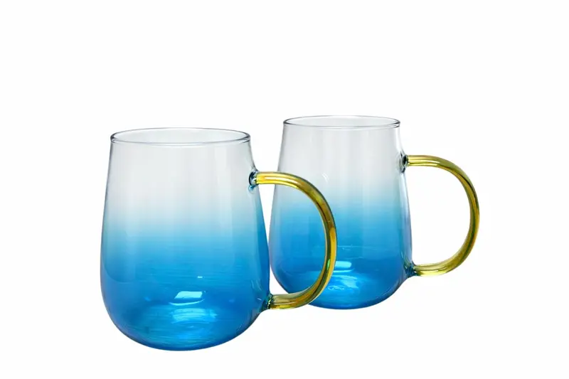 Glass Mug Set Of 2Pcs 1