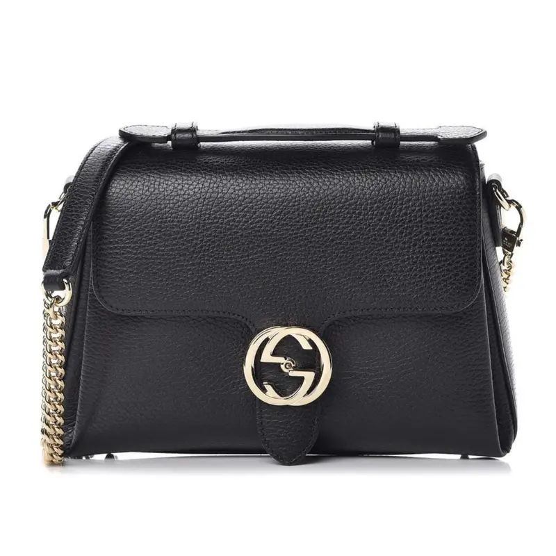 Gucci 510302 Interlocking Gg Top Handle Bag W/Chain 1
