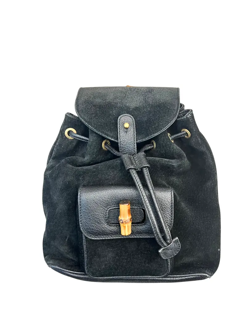 Gucci Bamboo Mini Leather Backpack 1