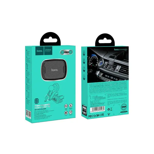 Hoco Sagittarius Series Dual Air Outlet Magnetic Car Holder (Ca68) 1