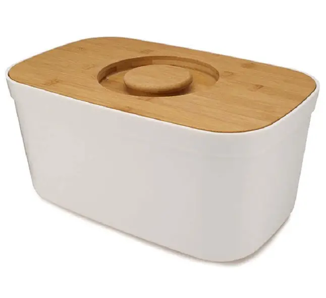 Joseph Joseph 81097 Bread Bin With Cutting Board Lid, White 1