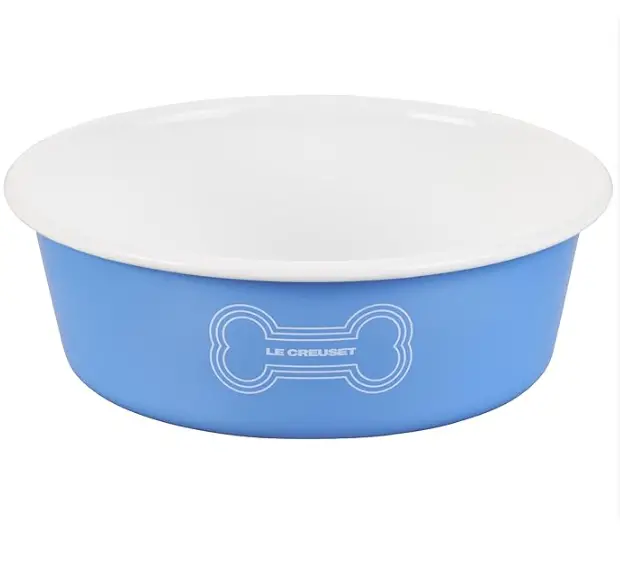 Le Creuset Enamel On Steel Large Dog Bowl, 1 Cup, Light Blue 1