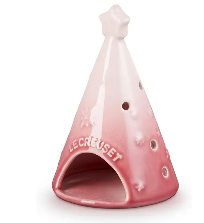 Le Creuset Star Relief Candle Stand, Pale Rose 1