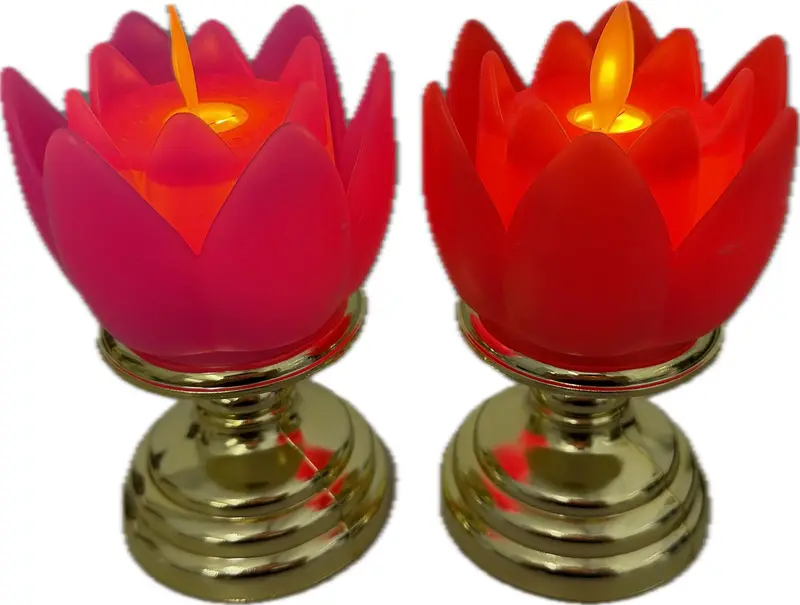 Led Lotus On Stand 1