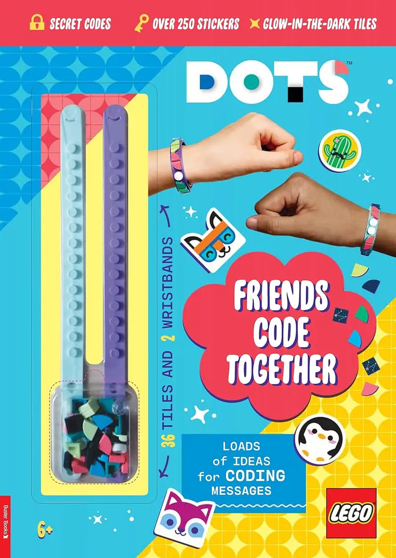 Lego® Dots®: Friends Code Together (With Stickers, Lego Tiles And Two Wristbands) 1