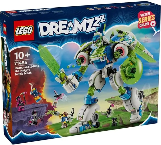 Lego Dreamzzz Mateo And Z-Blob The Knight Battle Mech Toy 71485 Fantasy Gift With 4 Minifigures (1333 Pieces) 1