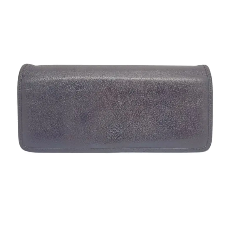 Loewe Leather Long Wallet, Brown 1