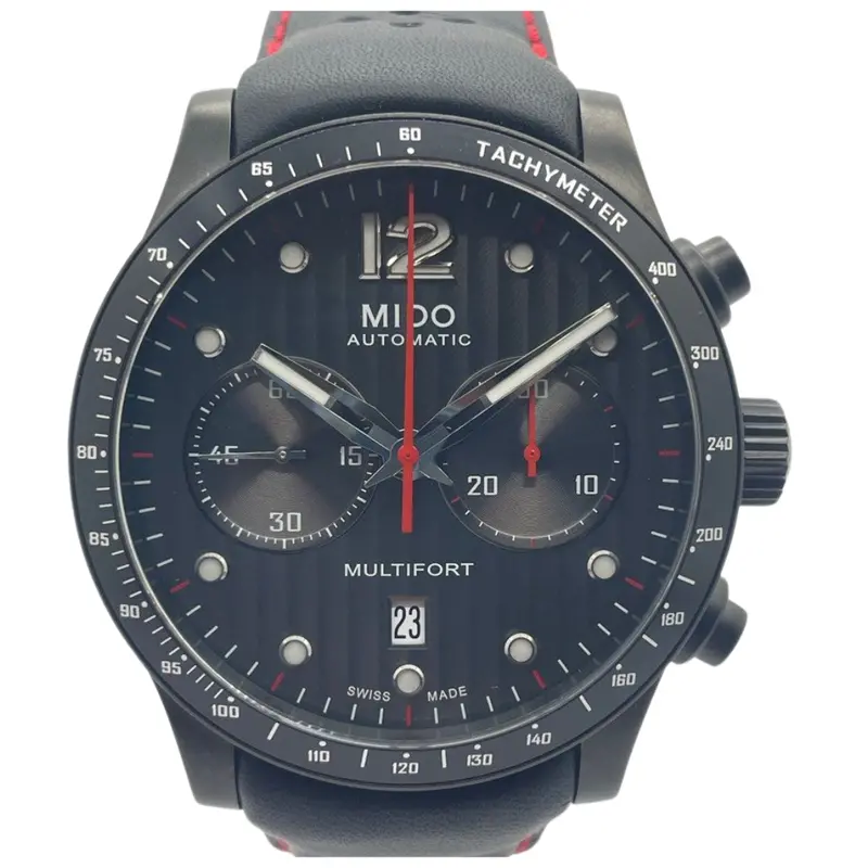Mido Multifort 44Mm Chronograph Automatic Black Dial Watch 1