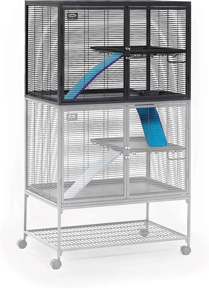 Midwest Homes For Pets Deluxe Critter Nation Add-On Unit Small Animal Cage Model 163 1
