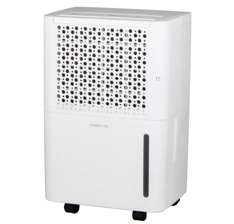 Mistral Mdh1022 - Dehumidifier With Ionizer And Uv, 10L Deposit Capacity, Up To 10L/Day, 100M3/H Airflow, 42Db, White Colour 1