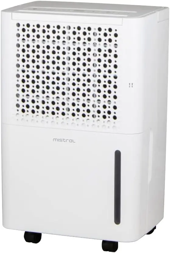 Mistral Mdh1022 - Dehumidifier With Ionizer And Uv, 10L Deposit Capacity, Up To 10L/Day, 100M3/H Airflow, 42Db, White Colour 1