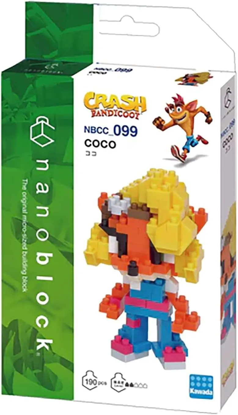 Nanoblock - Coco [Crash Bandicoot], Character Collection Series Building Kit,Nbcc-099 1